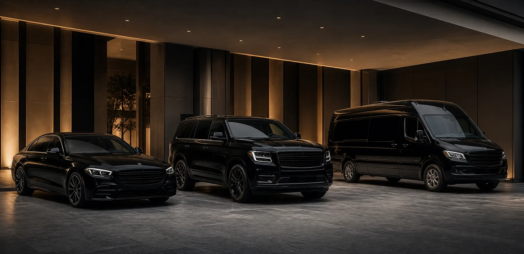 Gate & Mile black private transportation vehicle