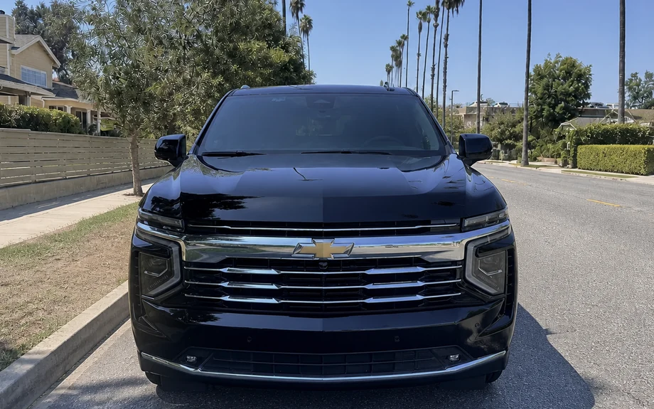 Real black Chevrolet Suburban in the Gate & Mile fleet